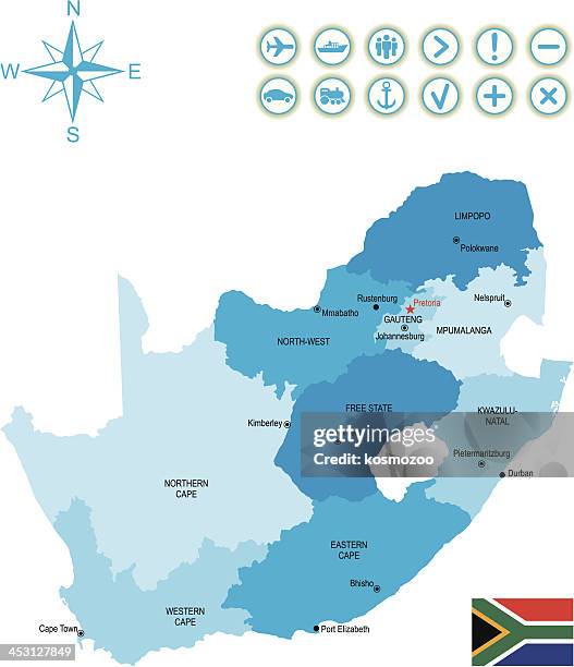 south africa - south africa map stock illustrations