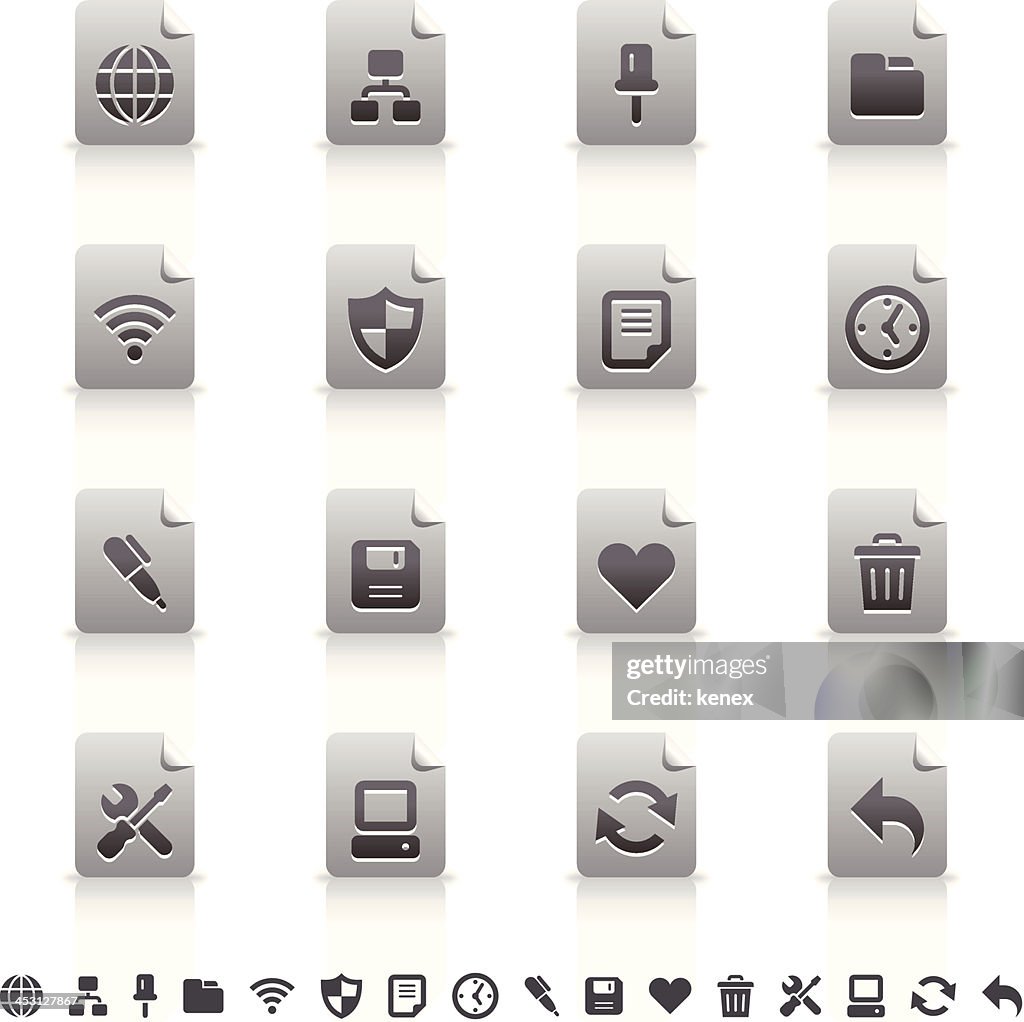 Sticker Icons Set | Web & Internet