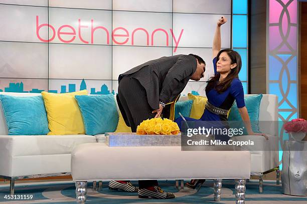 Bethenny Hosts Judge Marilyn Milian, Reza Farahan of "Shahs of Sunset," Chrissy Lampkin, Finesse Mitchell, and Stassi Schroeder at the CBS Broadcast...