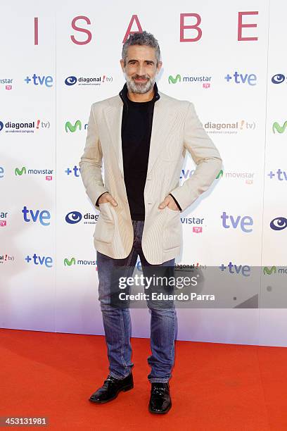 Jordi Diaz attends 'Isabel' end of season 2 premiere photocall at Capitol theatre on December 2, 2013 in Madrid, Spain.