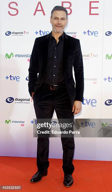 Roberto Enriquez attends 'Isabel' end of season 2 premiere photocall at Capitol theatre on December 2, 2013 in Madrid, Spain.