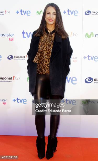 Xenia Tostado attends 'Isabel' end of season 2 premiere photocall at Capitol theatre on December 2, 2013 in Madrid, Spain.