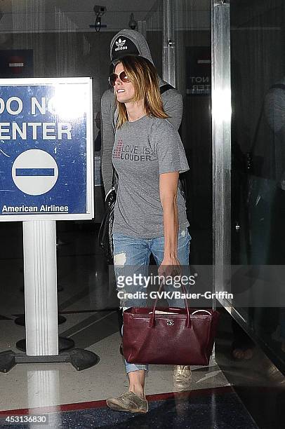Ashley Greene and Paul Khoury seen at LAX on August 03, 2014 in Los Angeles, California.