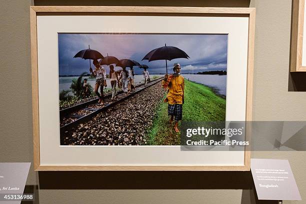 Photograph taken by Steve McCurry displayed at Venaria Royal Palace in a photo exhibition called, "A Eyes Open. When the story stopped in a photo"....