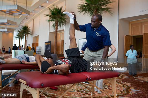 General view of the Fourth Annual Fantasy Basketball Camp hosted by Dwyane Wade at Westin Diplomat on August 3, 2014 in Hollywood, Florida.