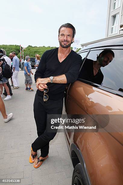 Stephan Luca attends the Land Rover Public Chill 2014 at Beach Motel on August 3, 2014 in St Peter-Ording, Germany.