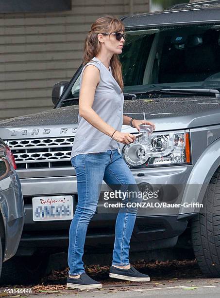 Jennifer Garner is seen on August 03, 2014 in Los Angeles, California.