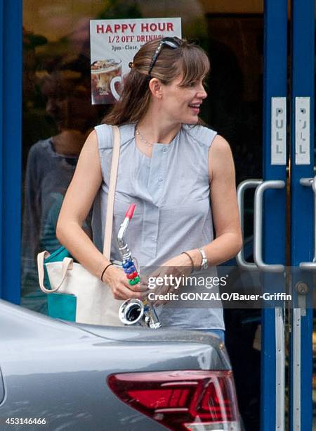 Jennifer Garner is seen on August 03, 2014 in Los Angeles, California.