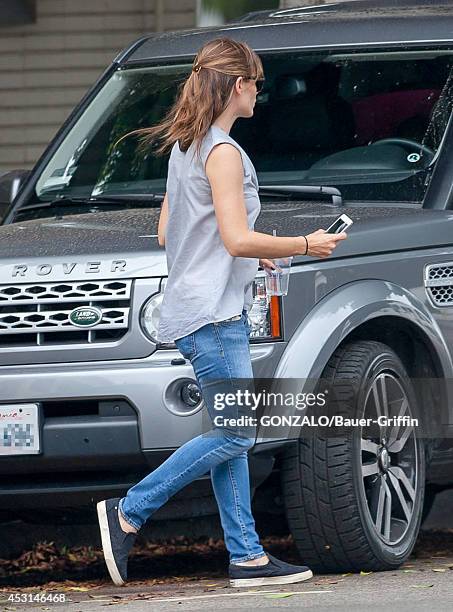 Jennifer Garner is seen on August 03, 2014 in Los Angeles, California.