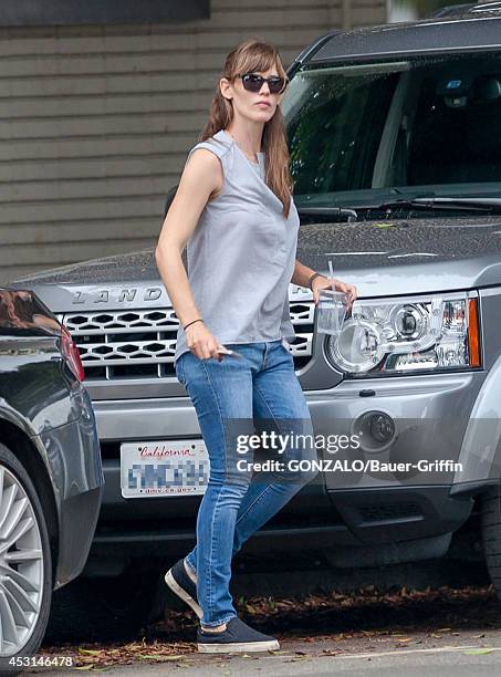 Jennifer Garner is seen on August 03, 2014 in Los Angeles, California.