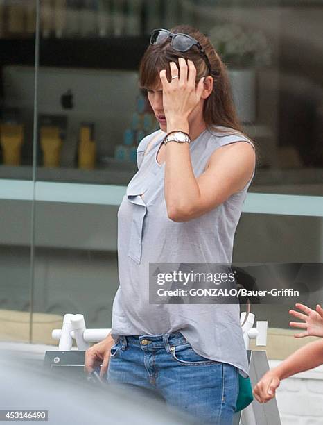 Jennifer Garner is seen on August 03, 2014 in Los Angeles, California.