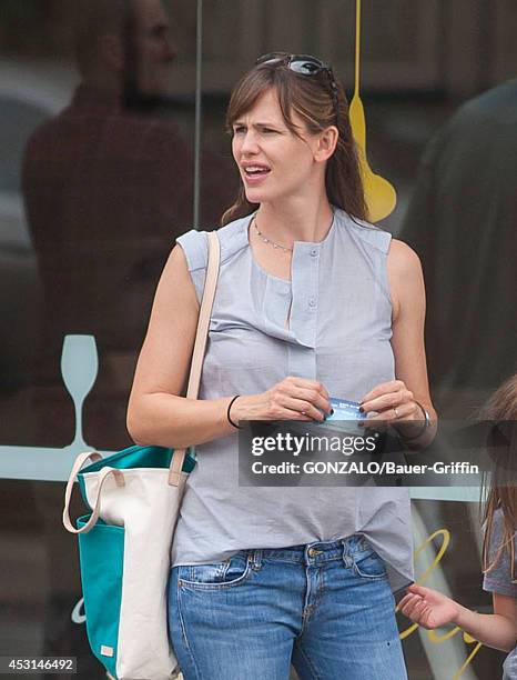 Jennifer Garner is seen on August 03, 2014 in Los Angeles, California.