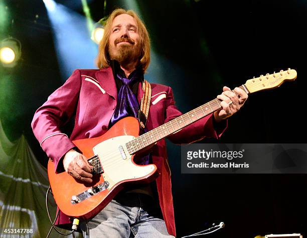 Tom Petty and The Heartbreakers kick off their summer 2014 tour in support of their latest album 'Hypnotic Eye' at Viejas Arena on August 3, 2014 in...