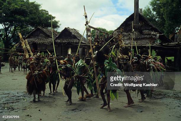 Papua New Guinea, Sepik River, Traditional Dances.