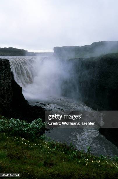 Iceland, Northern Part, Dettifoss Waterfall.