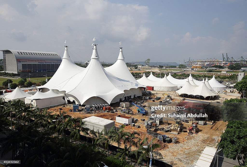 50 Horses From The Cavalia Show Arrive In Singapore