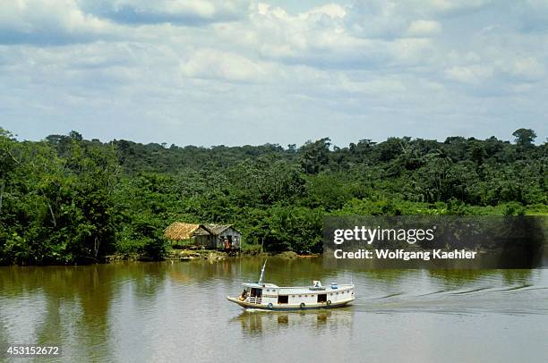 Brazil, Amazon River Delta Coastline Of Marajo Island.