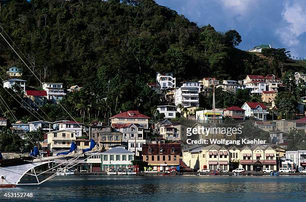 Grenada, St. George's, Carenage Harbour.