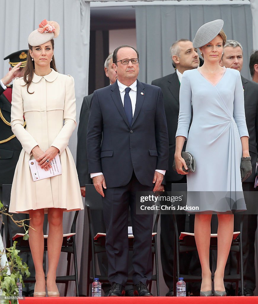 The Duke & Duchess Of Cambridge Attend A Service Of Remembrance