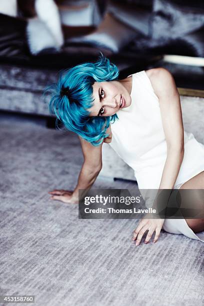 Singer-songwriter Oh Land is photographed for Self Assignment on May 18, 2014 in Cannes, France.