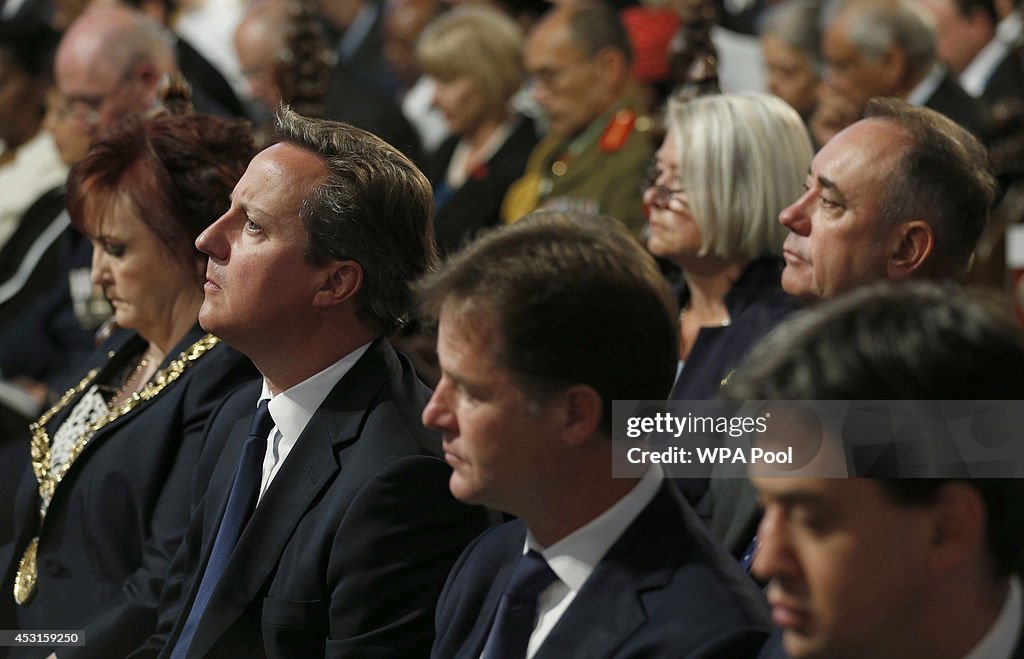 The Prince Of Wales Attends A Service Of Commemoration For The Commonwealth