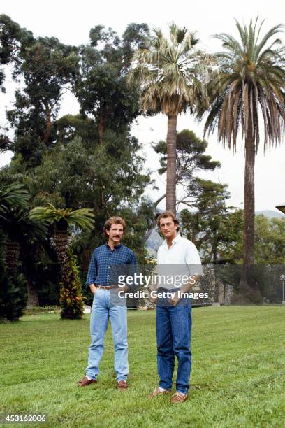 Sampdoria players Trevor Francis and Graeme Souness relax in Genoa circa 1984.