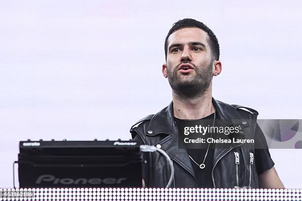 Trak performs during HARD Summer at Whittier Narrows Recreation Area on August 3, 2014 in Los Angeles, California.