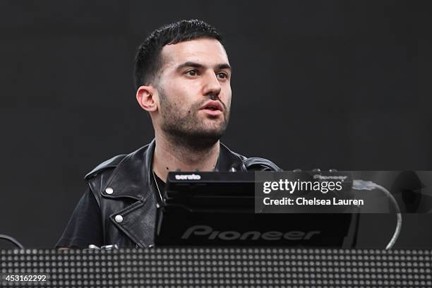 Trak performs during HARD Summer at Whittier Narrows Recreation Area on August 3, 2014 in Los Angeles, California.