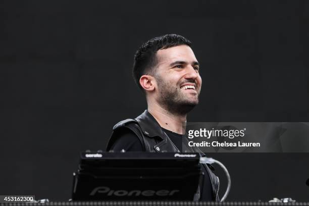 Trak performs during HARD Summer at Whittier Narrows Recreation Area on August 3, 2014 in Los Angeles, California.
