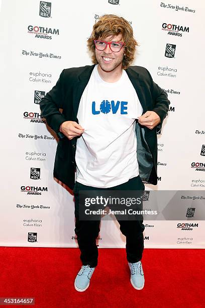 Snowboarder Kevin Pearce attends IFP's 23nd Annual Gotham Independent Film Awards at Cipriani Wall Street on December 2, 2013 in New York City.