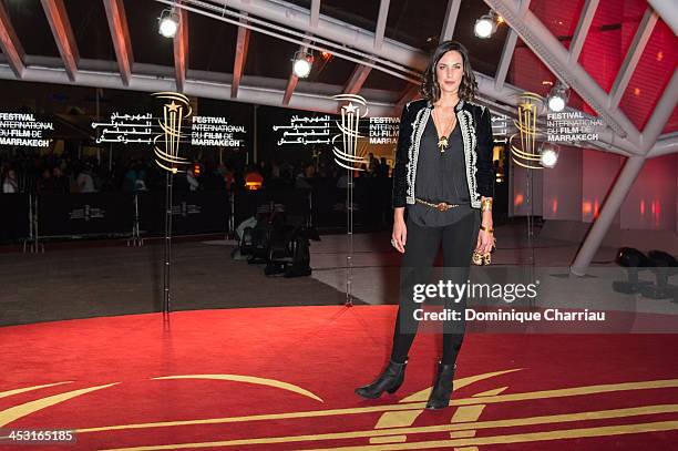 Julie Fournier attends the 'The Zero Theorem' premiere At 13th Marrakech International Film Festival on December 2, 2013 in Marrakech, Morocco.