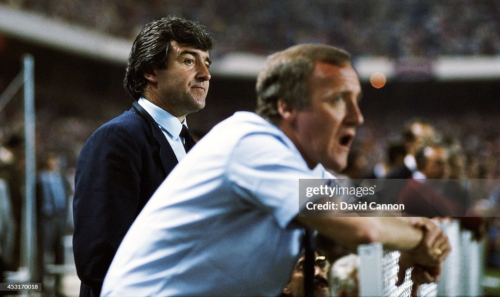Terry Venables and Allan Harris
