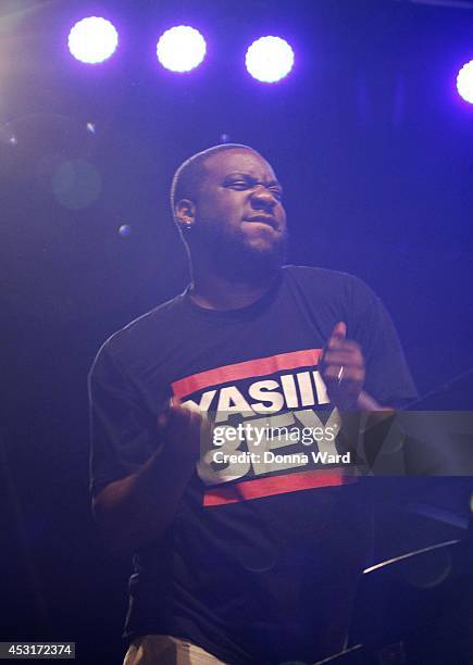 Robert Glasper performs at Summerstage at SummerStage at Rumsey Playfield, Central Park on August 3, 2014 in New York City.