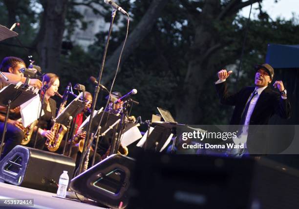 Igmar Thomas performs at Summerstage at SummerStage at Rumsey Playfield, Central Park on August 3, 2014 in New York City.