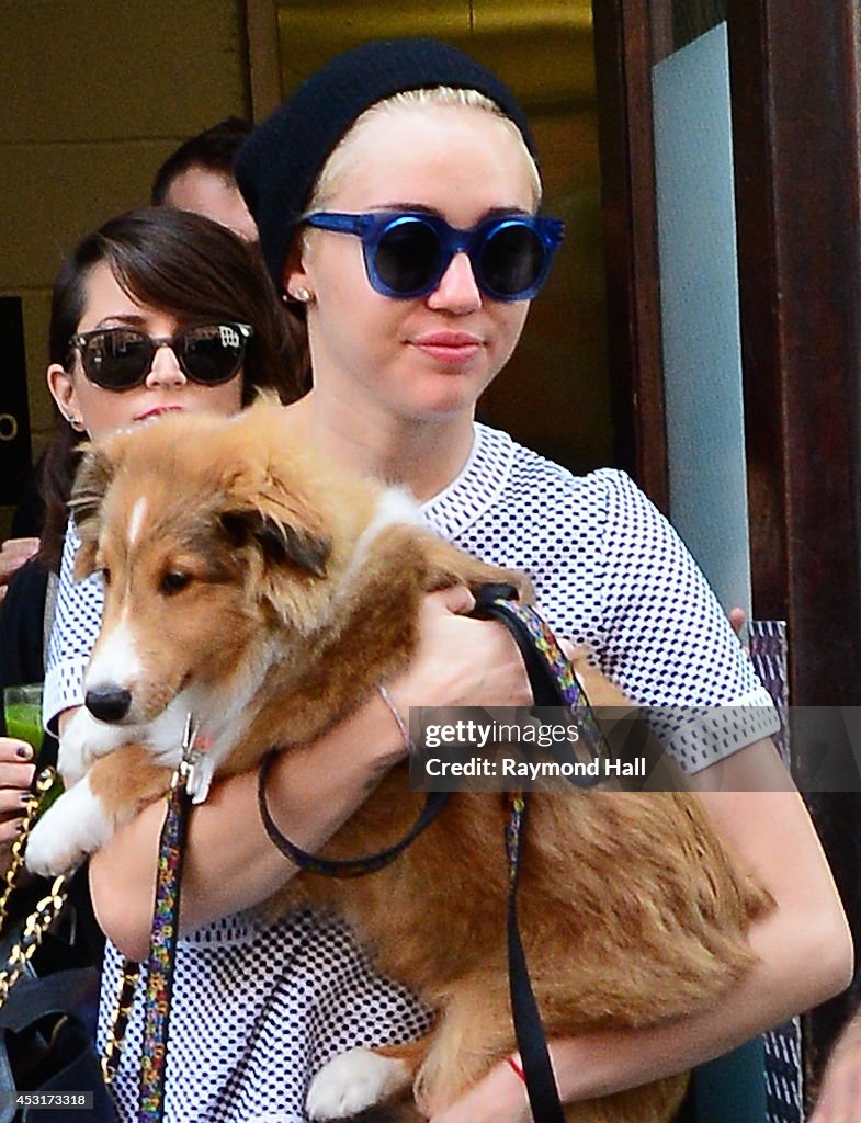 Celebrity Sightings In New York City - August 04, 2014