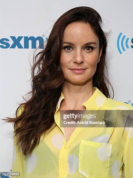 Actress Sarah Wayne Callies visits the SiriusXM Studios on August 4, 2014 in New York City.