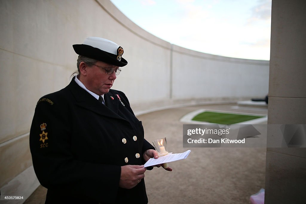 Candlelit Vigil At The National Memorial Arboretum