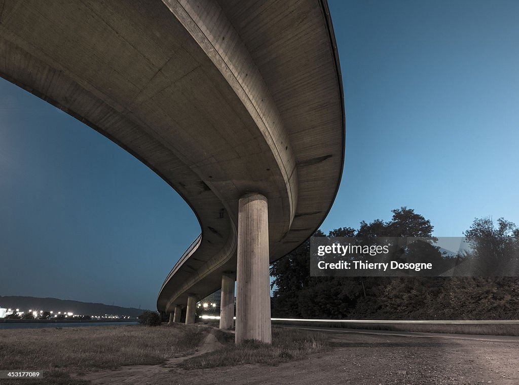 Bridge at night