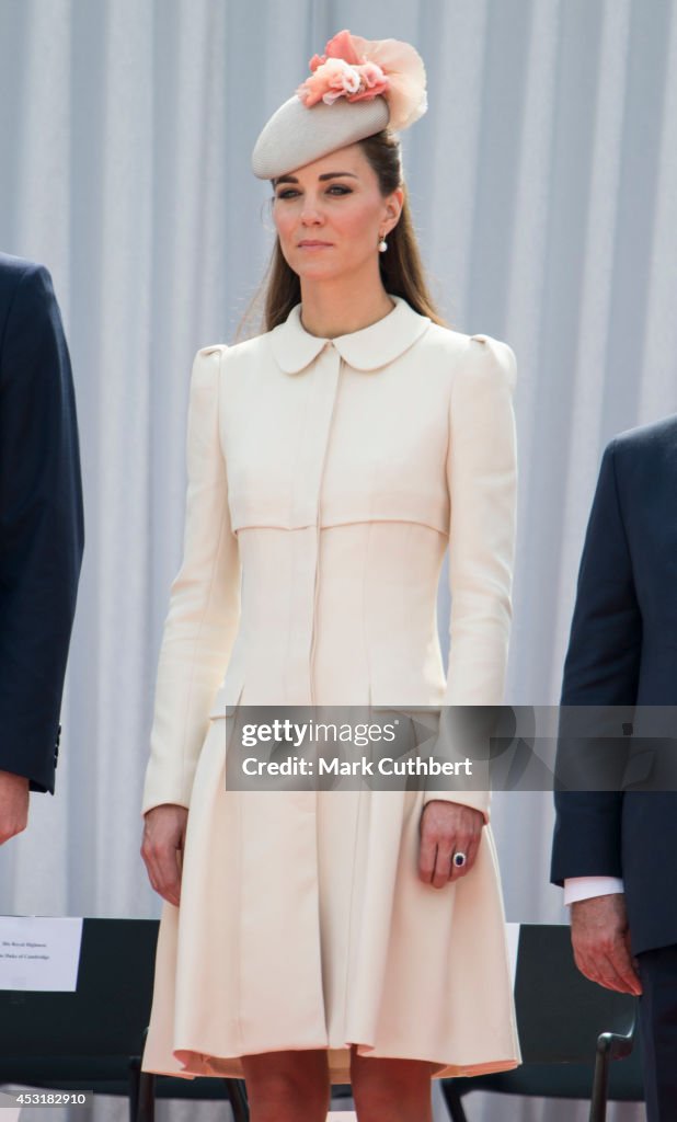 The Duke & Duchess Of Cambridge Attend A Service Of Remembrance