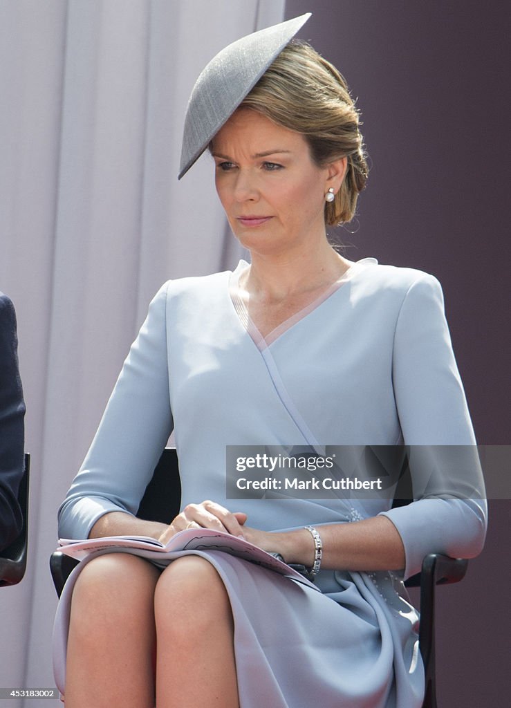 The Duke & Duchess Of Cambridge Attend A Service Of Remembrance