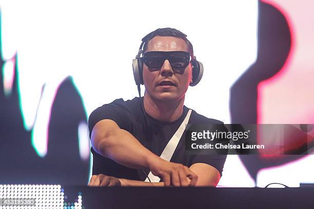 Tiesto performs during HARD Summer at Whittier Narrows Recreation Area on August 3, 2014 in Los Angeles, California.