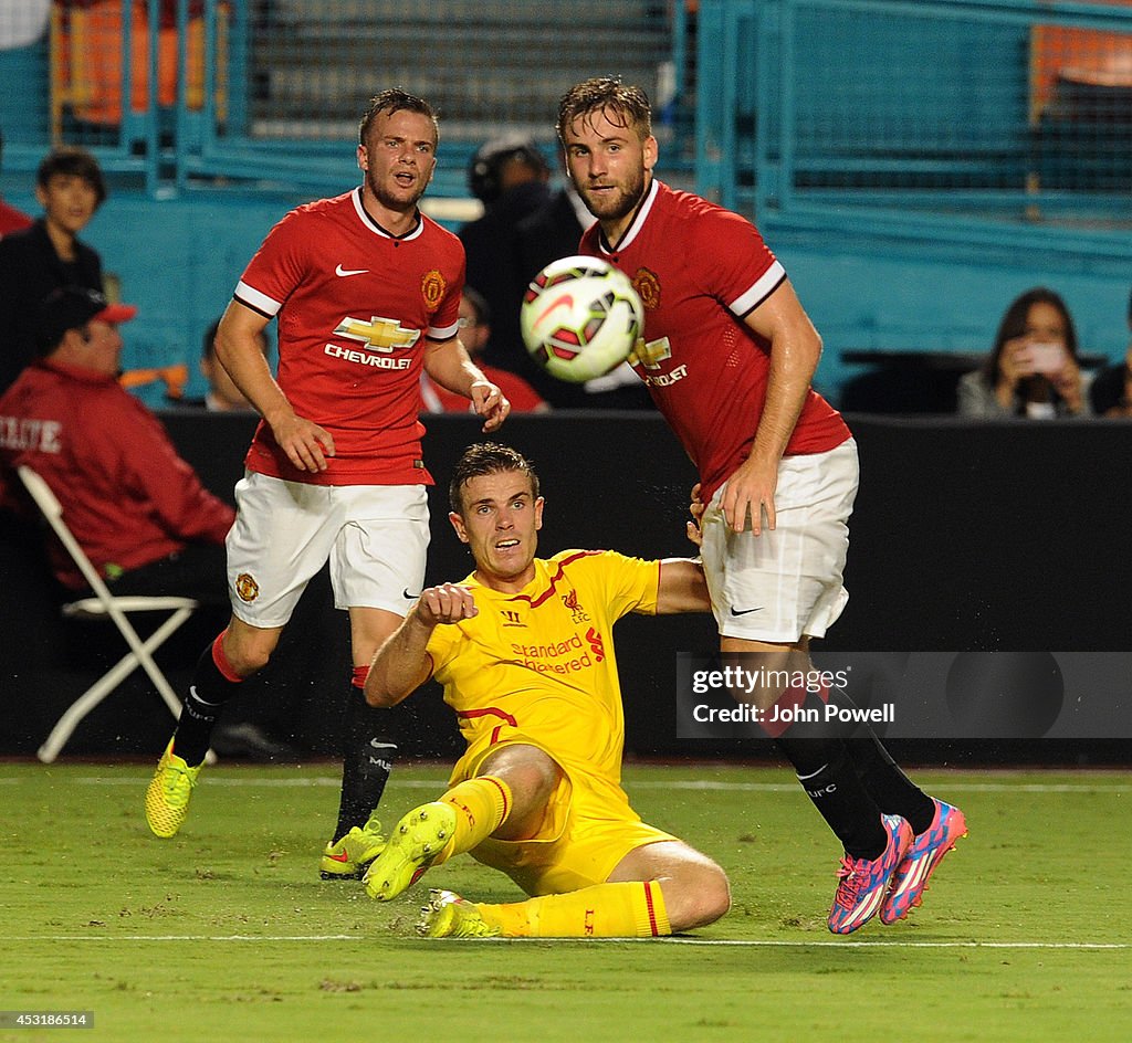 International Champions Cup 2014 Final - Liverpool v Manchester United