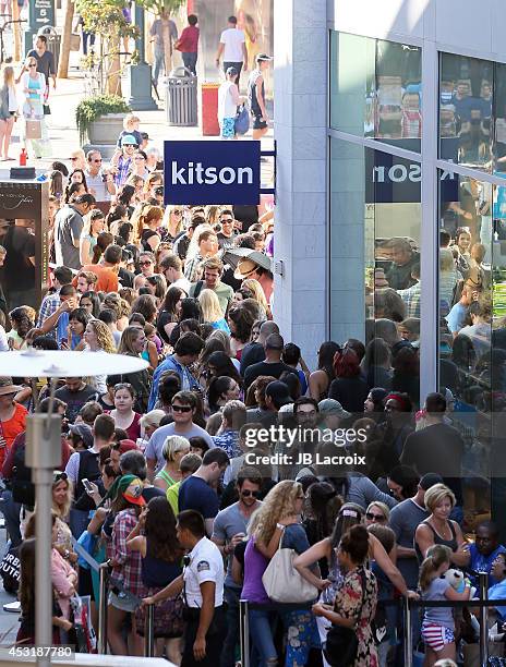 General view during "The Grumpy Guide To Life: Observations By Grumpy Cat" Book Launch Party at Kitson on August 4, 2014 in Santa Monica, California.