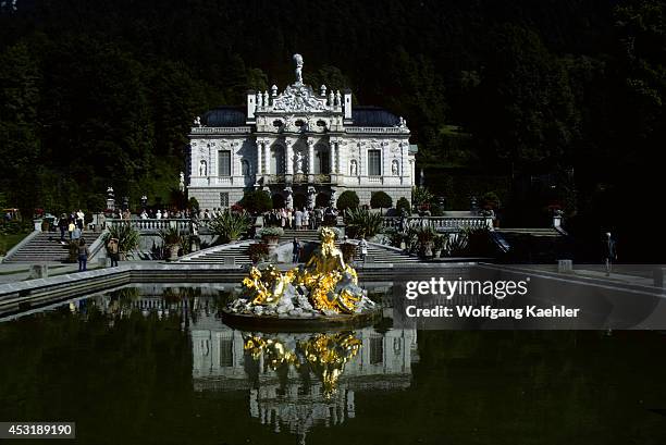 West Germany, Bavaria, Linderhof Castle Near Oberammergau.