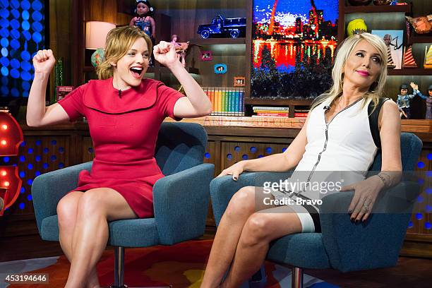 Pictured : Elisabeth Moss and Shannon Beador --
