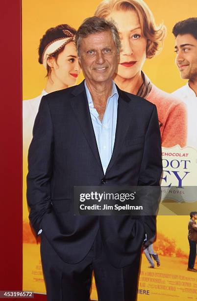 Director Lasse Hallstrom attends the "The Hundred-Foot Journey" New York Premiere at Ziegfeld Theater on August 4, 2014 in New York City.