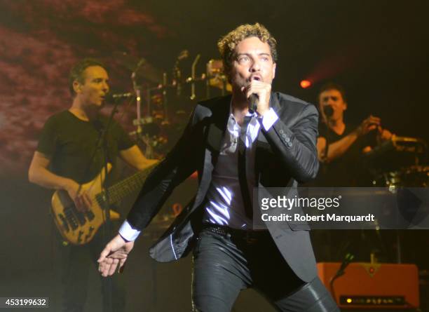 David Bisbal performs in concert at the 'Cap Roig Festival 2014' on August 4, 2014 in Barcelona, Spain.