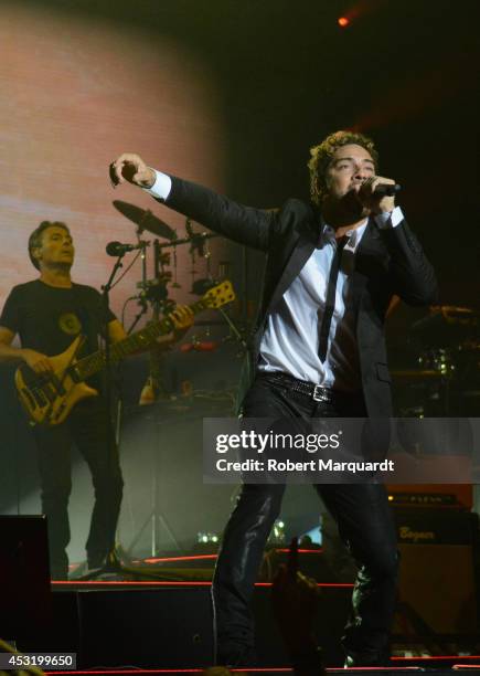 David Bisbal performs in concert at the 'Cap Roig Festival 2014' on August 4, 2014 in Barcelona, Spain.