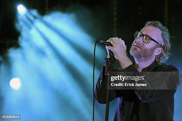 27th: The National performs live during the Paleo Festival on July 27th 2014 in Nyon, Switzerland.