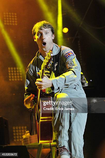 25th: James Blunt performs live during the Paleo Festival on July 25th 2014 in Nyon, Switzerland.